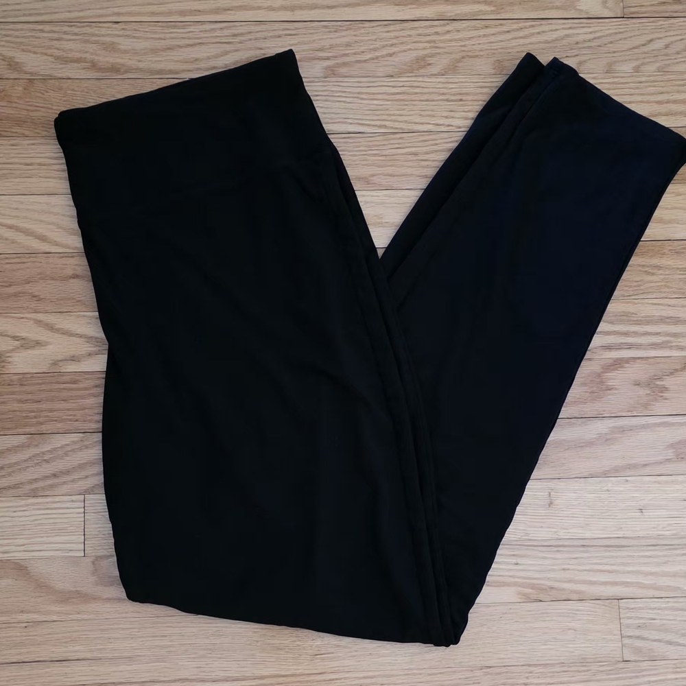 J Jill Women's XL Tall Black Wearever Collection Smooth Fit Slim Leg Pants